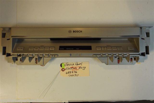 BOSCH DISHWASHER 689876 744911 Fascia panel, electro NEW W/O BOX BOSCH DISHWASHER 689876 744911 Fascia panel, electro NEW W/O BOX